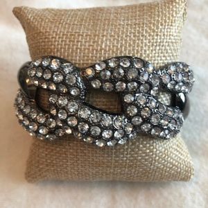 Rhinestone Cuff Bracelet